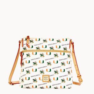 NWOT Dooney and Burke Collegiate University of Miami Crossbody